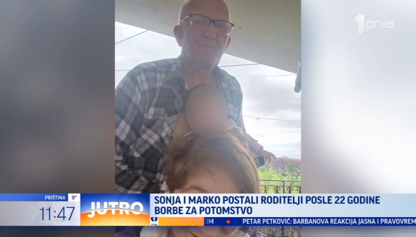 Sonja Mirotić u 58. rodila prvo dete